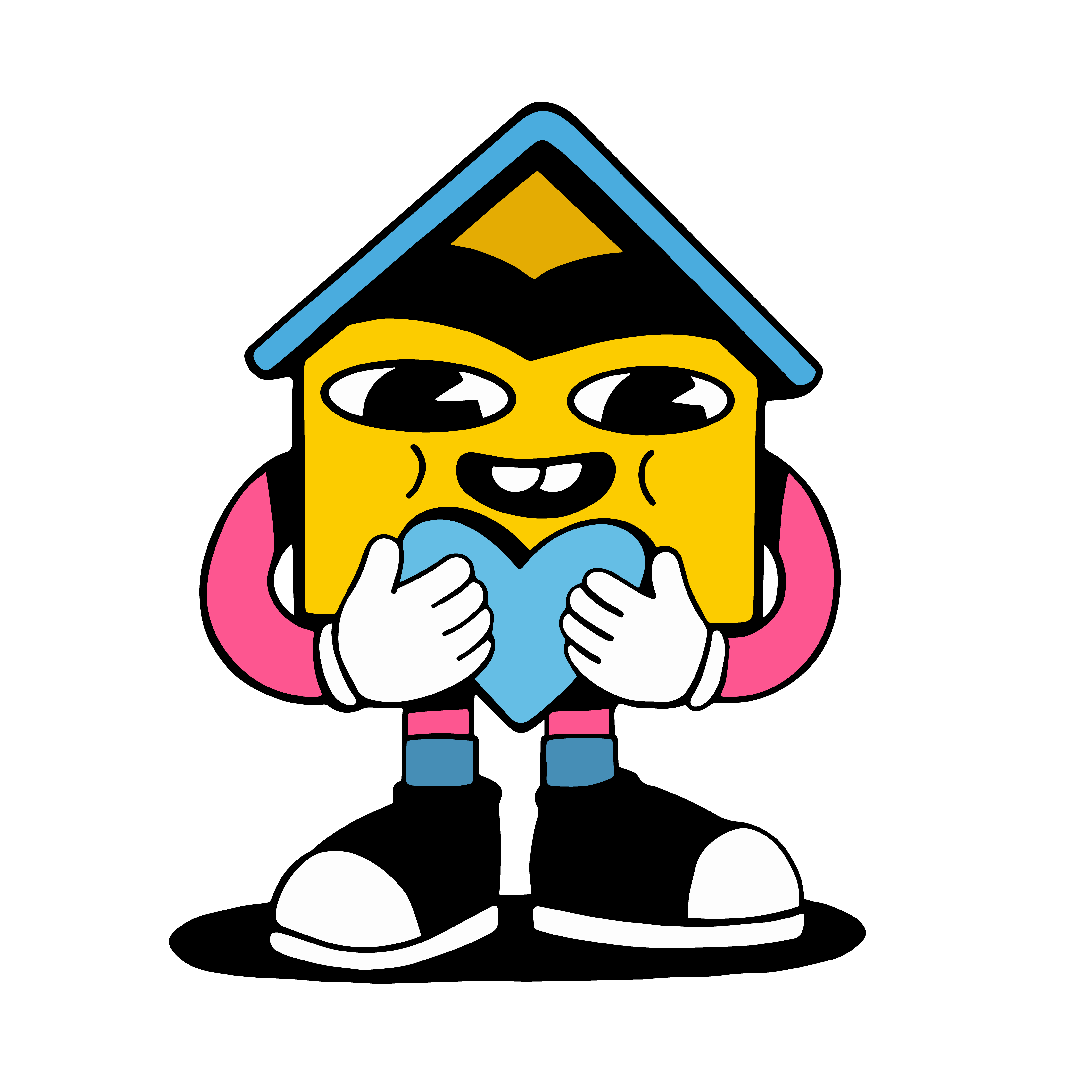 Shedo mascot - heart